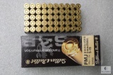 50 Rounds Sellier & Bellot Ammunition 9mm Luger 115 Grain 7.5g Ammo