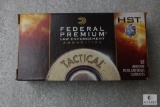 50 Rounds Federal Premium 9mm Luger Tactical Ammo 147 Grain HST Ammunition