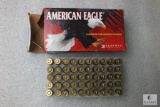 50 Centerfire Pistol Cartridges American Eagle 9mm Luger 147 Grain FMJ Flat Point Ammo