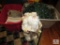 Lot Christmas Decorations Santa Figure, Garland, +