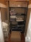 Closet Organizer Lot Baskets, Shelves, Hangers, Totes, Rolling Cart