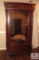 Large Bassett Furniture mirrored front armoire wardrobe