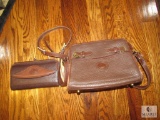 Dooney & Burke Ladies Brown Purse with matching Wallet