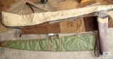 Lot Vintage Long Gun Cases & Shoulder type Holster