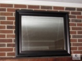 Large Framed bevel edge mirror