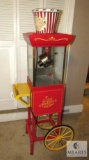 Nostalgia Electric Old Fashioned Movie Time Popcorn Machine & Ceramic Bowl