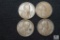 Lot of 4 1946 Wheat Cents