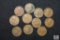 Lot of 11 assorted Wheat Cents