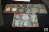 Lot of 3 assorted Uncirculated Sets