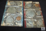 Lot of 2 assorted Uncirculated Sets