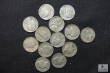 Lot of 13 1943 Jefferson Nickels