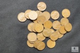 Lot of 27 assorted Wheat Cents