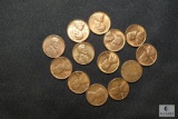 Lot of 13 assorted Memorial Cents