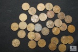 Lot of 30 assorted Wheat Cents