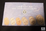 1991 United States Mint Uncirculated Coin Set