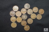 Lot of 18 assorted Wheat Cents