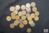 Lot of 24 assorted Wheat Cents