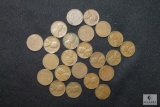 Lot of 22 1958 Wheat Cents