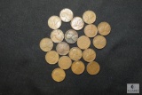 Lot of 19 assorted Wheat Cents