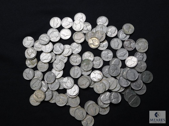 Approximately 1 pound of assorted Jefferson Nickels