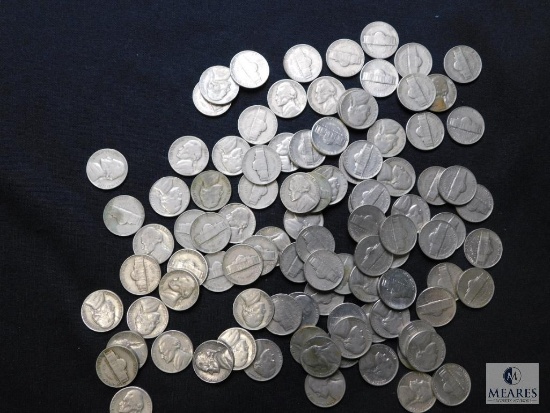 Approximately 1 pound of assorted Jefferson Nickels