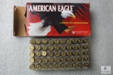50 Rounds American Eagle 9mm Luger Ammo FMJ 147 Grain Ammunition