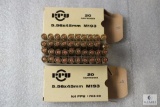 40 Rounds PPU 5.56x45mm M193 Ammo Ammunition