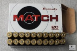 20 Rounds Hornady Match .308 WIN Ammo 178 Grain BTHP Ammunition