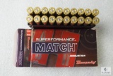 20 Rounds Hornady Match .308 WIN Ammo 178 Grain BTHP Ammunition