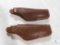 2 Hunter leather thumb break holsters fits Colt Commander and similar pistols