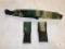 New 3 piece camo set padded rifle sling, knife case and mini mag light case