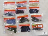 12 packs New assorted fishing worms