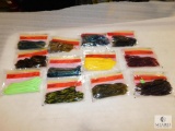 12 packs new assorted fishing worms