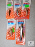 Assortment of new Rebel fishing lures