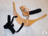 New Hunter leather shoulder holster fits 4