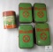 Lot 5 Boy Scouts First Aid Tin Kits National Council New York City prior to 1937