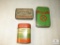 Lot 3 Boy Scouts First Aid Tin Kits (empty) 1920's - 1950's