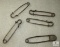 Lot 5 Vintage Boy Scout Bed Roll Pins (used to hold blankets together as sleeping bags)