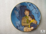 Gorham Collector Plate Norman Rockwell Our Heritage Boy Scout Edition
