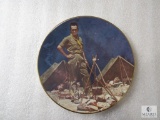 Gorham Collector Plate Norman Rockwell The Scoutmaster Boy Scout Edition