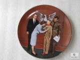 Treasure Masters Collector Plate Norman Rockwell A Great Moment Boy Scout Edition