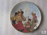 Gorham Collector Plate Norman Rockwell A Good Sign All Over The World Boy Scout Edition