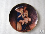 Dave Grossman Collector Plate Norman Rockwell A Guiding Hand Boy Scout Edition