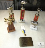 Lot Various Cub Scouts Pinewood Derby Trophies