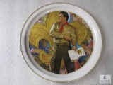 New Villeroy & Boch Collector Plate The Scoutmaster print Joseph Csatari