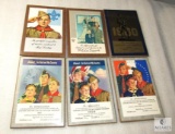 Lot of 6 VIntage Wood Boy Scout Troop Recognition Plaques