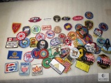 Lot Various Patches; Police, Red Cross, Ford, Peterbilt, Mercury & More