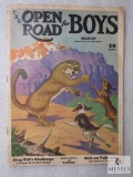 The Open Road for Boys March Issue 1937 Newspaper Magazine Boy Scout Type