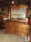 Wood Dresser with Mirror 7 Drawer & 1 Cabinet