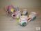 Ceramic Birthday party themed coffee / tea set